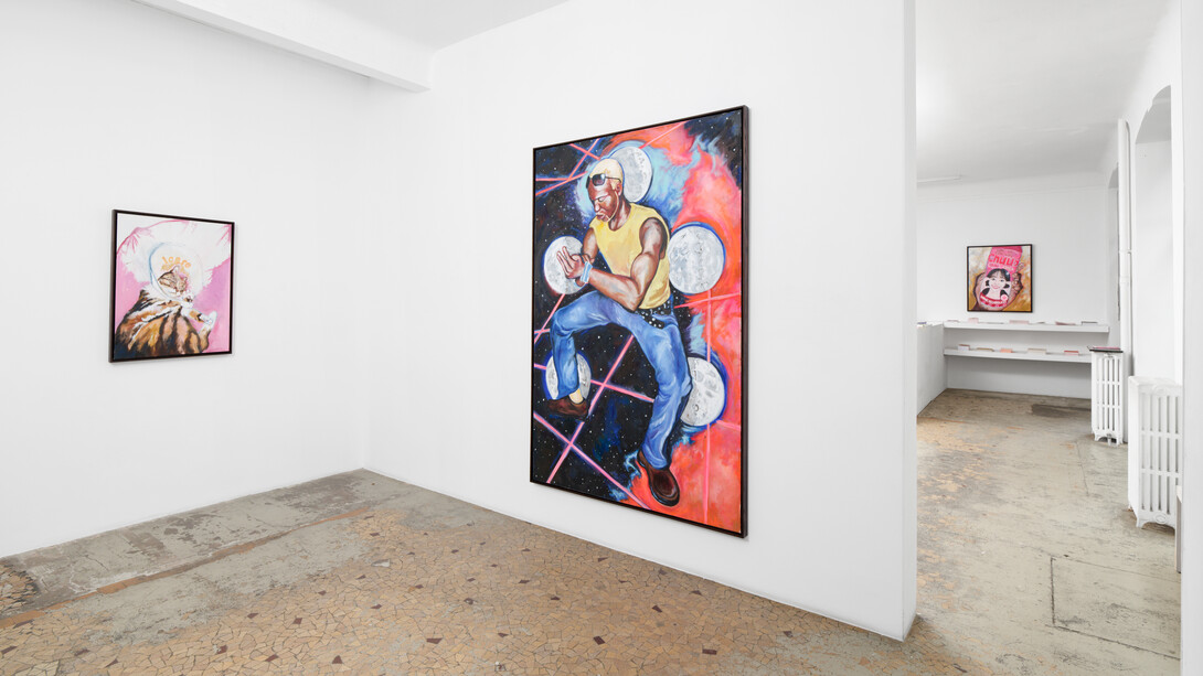 Ibrahim Meïté Sikely, Je deviendrai ce que j'aurais dû être, vue d'exposition. Avec l'aimable autorisation de la Galerie Anne Barrault. Photo d'Aurélien Mole