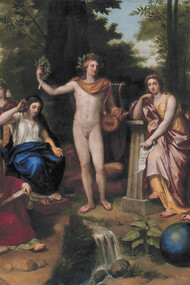 Anton Raphael Mengs, 1728-1779, "Parnassus#, Hermitagemuseum, San Petersburgo, Rusia