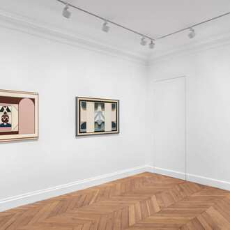 Léon Wuidar, vue de l'exposition. Avec l'aimable autorisation de White Cube