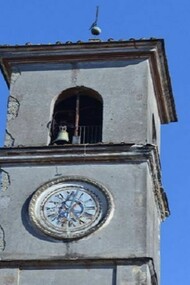 Old church tower that has not lost his captivation despite the passage of time