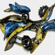 Jiha Moon, Jay skin 5 (Black mandu), 2025. Courtesy of Mindy Solomon Gallery