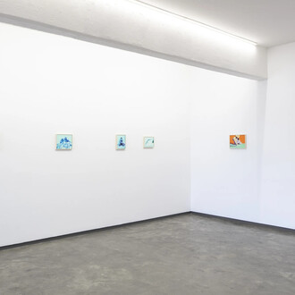 Rose Barberat, Train, breathe and perform, exhibition view. Courtesy of Saenger Galería