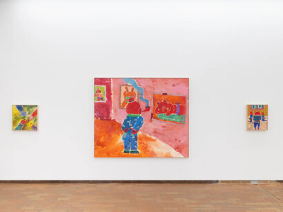 Misaki Kawai, Cosmic traveler, exhibition view. Courtesy of V1 Gallery