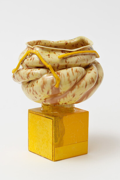 Kathy Butterly, Yellow build, 2021. Courtesy of Tang Museum 