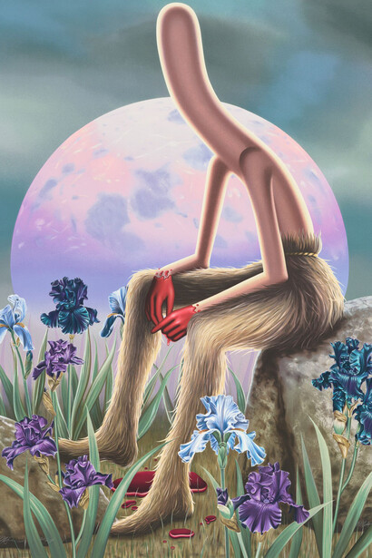 Emily Mae Smith, Poetry (Toy in blood), 2024. Courtesy of Philadelphia Museum of Art