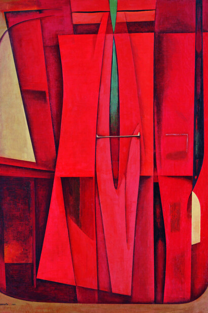 Enomoto Kazuko, Section (I) (detail), 1951. Courtesy of the National Museum of Modern Art 