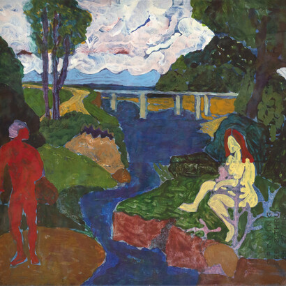 Bob Thompson, Untitled (detail), 1964. Courtesy of Eric Firestone Gallery