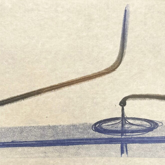 Harry Bertoia, Untitled (detail), 1950s. Courtesy of Hosfelt Gallery