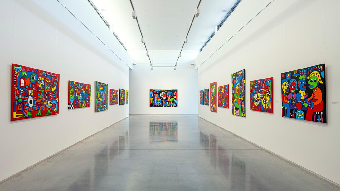 Ton Pret, Follow your dream, exhibition view. Courtesy of Danubiana