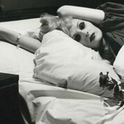 Peter Hujar, Candy Darling on her Deathbed 1974 gelatin-silver print image: 38 x 38 cm sheet: 43 x 40 cm