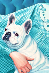 James Rieck, Master Bedroom, 2019, Oil on canvas, detail
