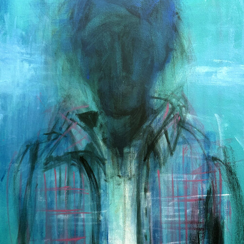 Kristian David, Anonymous INM wearing a shirt, 2023. Courtesy of Kristian David