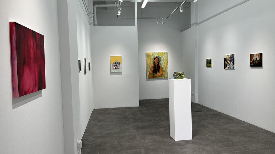 Micaela Giovannotti, Embodied narratives, exhibition view. Courtesy of Kates Ferri Projects