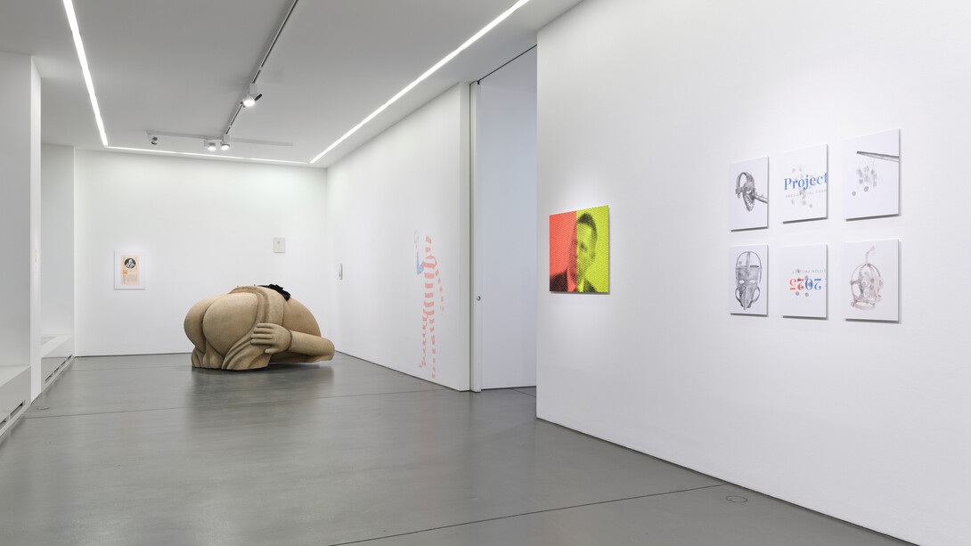 Alex Wissel, Katechon, exhibition view. Courtesy of Galerie Nagel Draxler