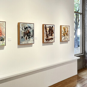 Sam Scott, Trees dream of water, exhibition view. Courtesy of William Havu Gallery