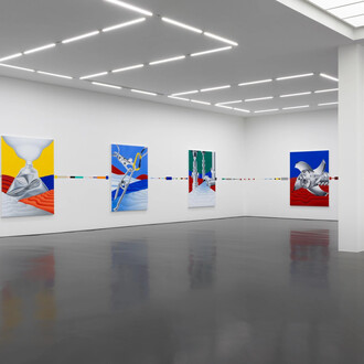 Jac Leirner and Rafa Silvares, Ensemble, exhibition view. Courtesy of Esther Schipper 