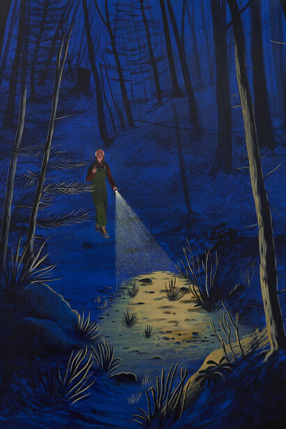 Marcelle Reinecke, Before first light (detail), 2024-2025. Courtesy of Monya Rowe Gallery