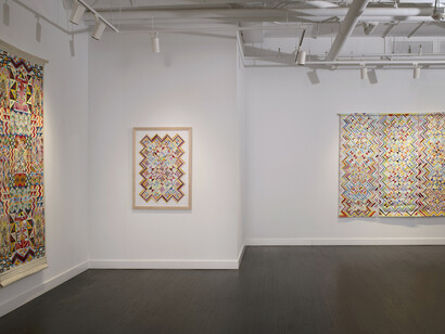 James Phillips, The pattern plays the mind, exhibition view. Courtesy of Hemphill Gallery