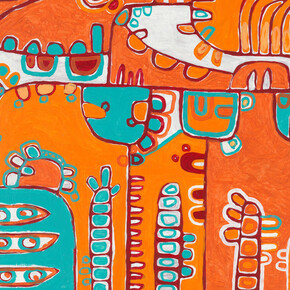 Naomi Hobson, Yinyalma (detail), 2012. Courtesy of National Gallery of Australia