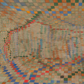 Maria Helena Vieira da Silva, La chambre à carreaux (détail), 1935. Avec l'aimable autorisation du Guggenheim Museum Bilbao