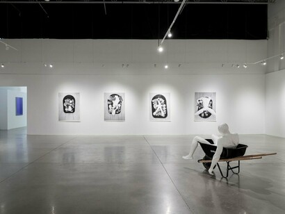 Stanley Février, Terre des fissures, exhibition view. Courtesy of Blouin Division