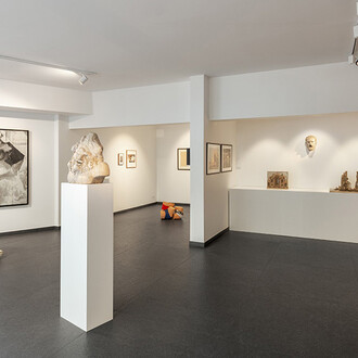 Hommage à Christian Bérard, exhibition view. Courtesy of Galleria Continua