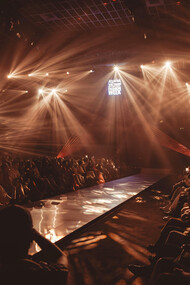 Runway shows come alive with the presence of confident women showcasing the latest trends, embodying elegance and style as they walk with poise and grace, redefining fashion on a global stage