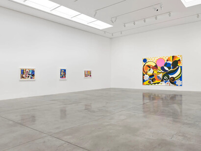 Beatriz Milhazes, Além do horizonte (Beyond the horizon), exhibition view. Courtesy of White Cube 