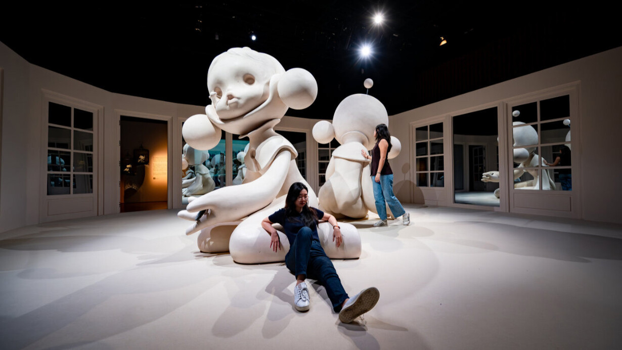 Skullpanda cage-uncage, exhibition view. Courtesy of National Museum of Singapore
