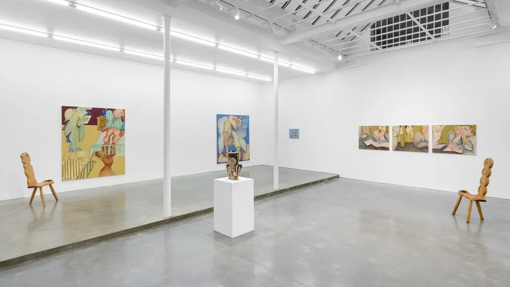 Anastasia Bay, Night mother, exhibition view. Courtesy of Galerie Derouillon