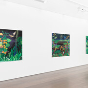Myles Young, Magic and fertility, exhibition view. Courtesy of Olsen Gallery