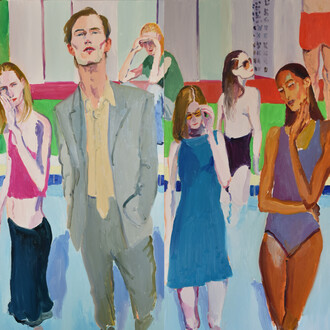 Xevi Solà, Sun seekers (detail), 2025. Courtesy of Opera Gallery