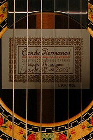 Conde Hermanos guitar
