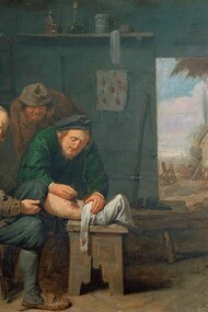 David Ryckaert. El cirujano. 1638