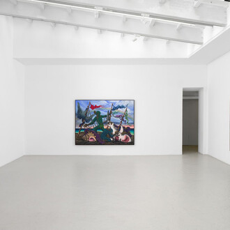 Drew Dodge, Rainbows, rituals, and ruins, exhibition view. Courtesy of Semiose Gallery