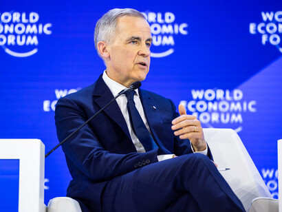 El mensaje del primer ministro candiense evitó la confrontación directa, pero dejó en claro que acomodarse al poder no es una forma legítima de soberanía. ©2026 World Economic Forum / Ciaran McCrickard (vía Flickr, licencia Creative Commons)