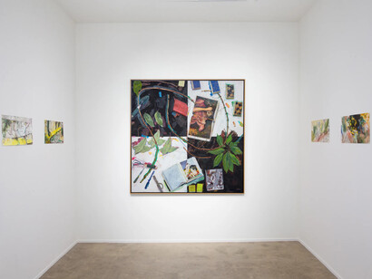 Manny Farber, An up beat title, exhibition view. Courtesy of Quint Gallery