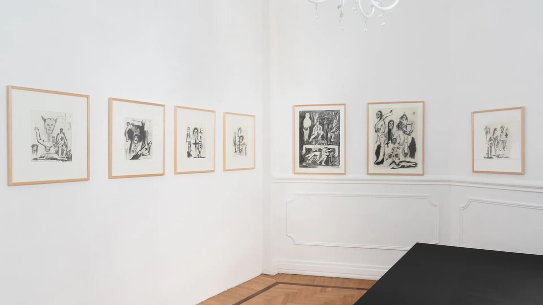 Kottie Paloma, A savage kind of grace, exhibition view. Courtesy of Andrea Festa Fine Art 