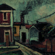 Aldo Bonadei, Landscape of Itanhaém (detail), 1943. Courtesy of São Paulo Museum of Modern Art