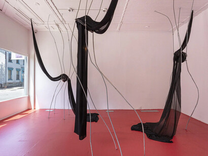 Vivian Caccuri, I hear my blood singing, exhibition view. Courtesy of Mattress Factory