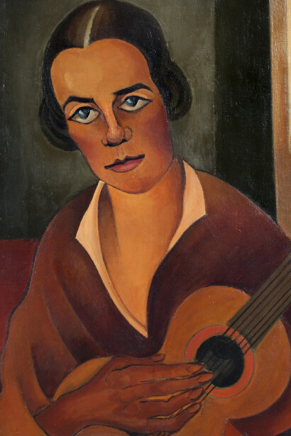 Else Berg, Vrouw met gitaar, 1929. Courtesy of Stedelijk Museum