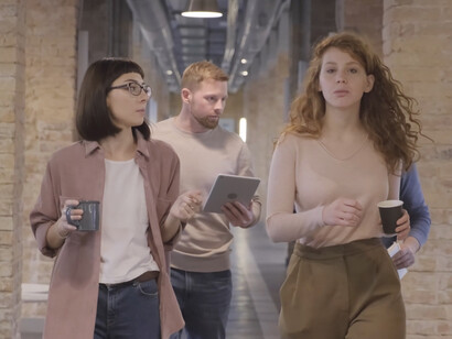 Moments of connection reflect a commitment to fostering a supportive and engaging workplace culture