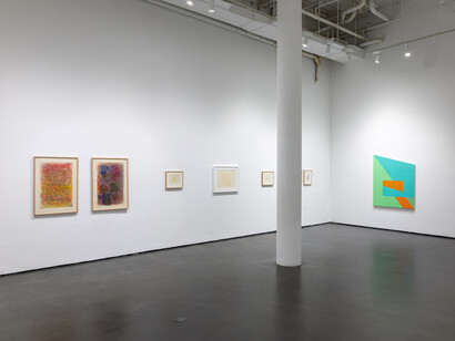 Carlos Villa and Leo Valledor, Drawings, exhibition view. Courtesy of Silverlens