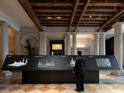 AMO/OMA, Diagrams, exhibition view. Courtesy of Fondazione Prada