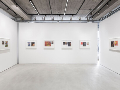 Samuel Haitz, Atelier, ausstellungsansicht. Mit freundlicher genehmigung der Galerie Urs Meile