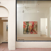 Sydney Acosta, Eros red nights, exhibition view. Courtesy of Hoffman Donahue