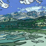 Sam Arnold, September (detail), 2024. Courtesy of Jackson Junge Gallery