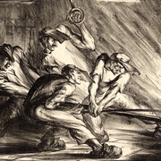 Lili Réthi, Hochofenarbeiter (detail), 1924. Mit freundlicher genehmigung des Dom Museums Wien