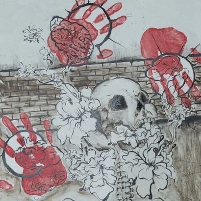 Jorge A. Jiménez Jr., Trinidad: mind, body, soul, 2025. Courtesy of Craig Krull Gallery