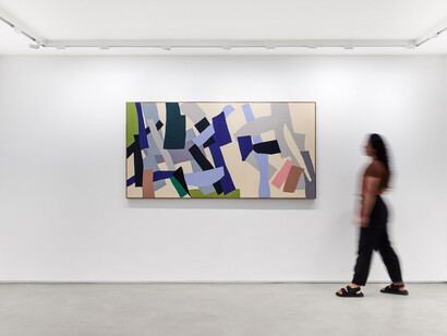 Ethan Cook, Lesser world, exhibition view. Courtesy of Simões de Assis Gallery